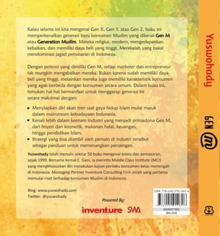 Cover Belakang Buku Gen M