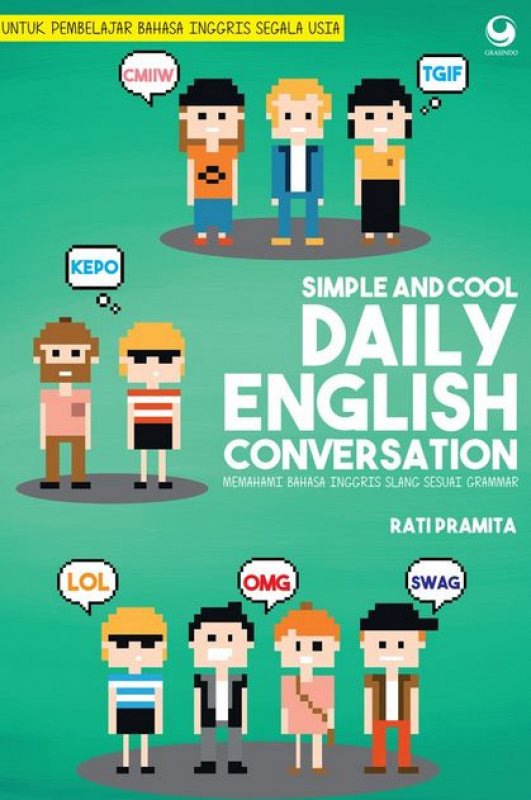 Cover Buku SIMPLE AND COOL DAILY ENGLISH CONVERSATION