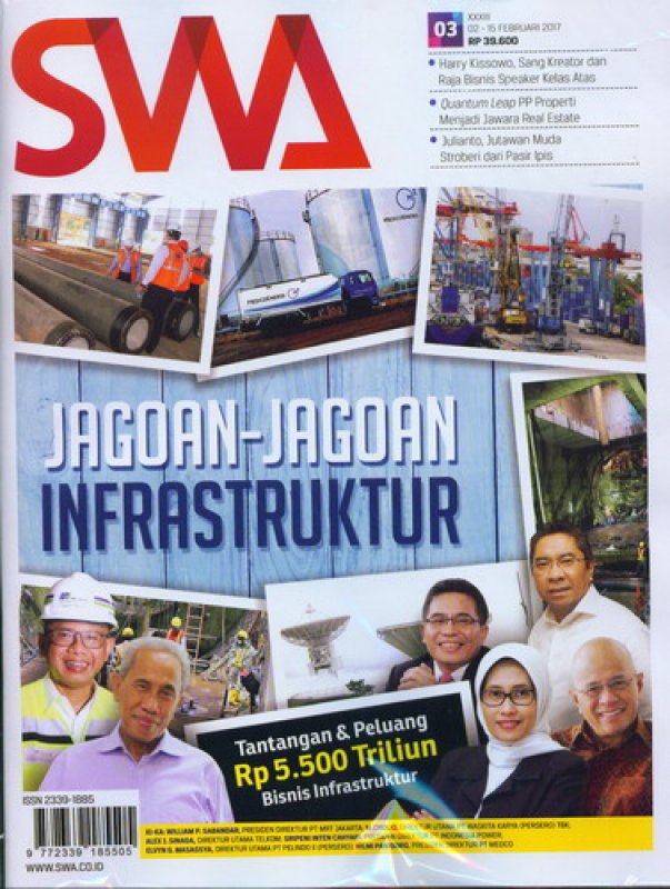 Cover Buku Majalah SWA Sembada No. 03 | 02-15 Januari 2017