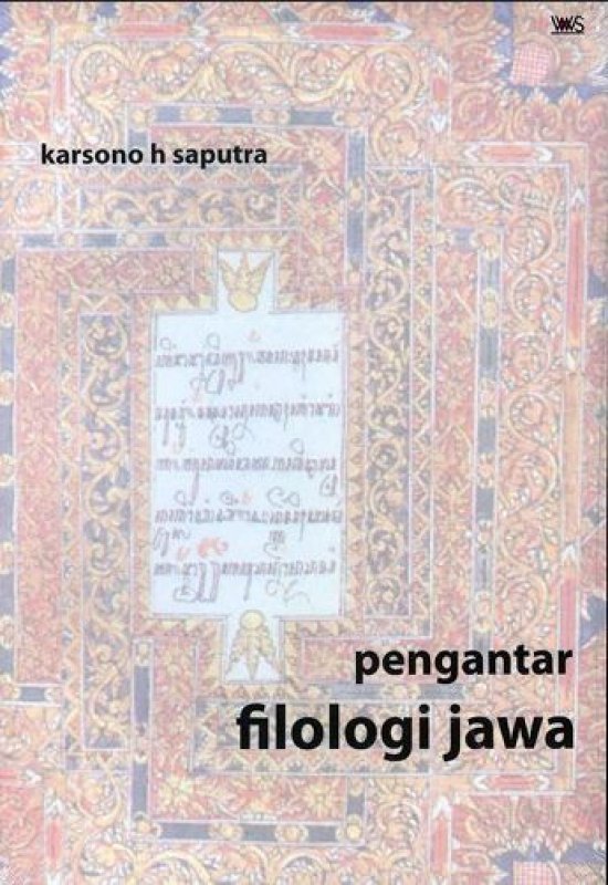Cover Buku Pengantar Filologi Jawa