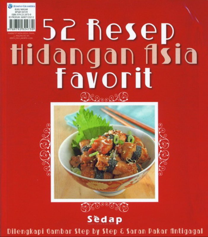 Cover Buku 52 Resep Hidangan Asia Favorit