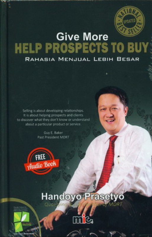 Cover Buku Give More Help Prospects To Buy - Rahasia Menjual Lebih Besar
