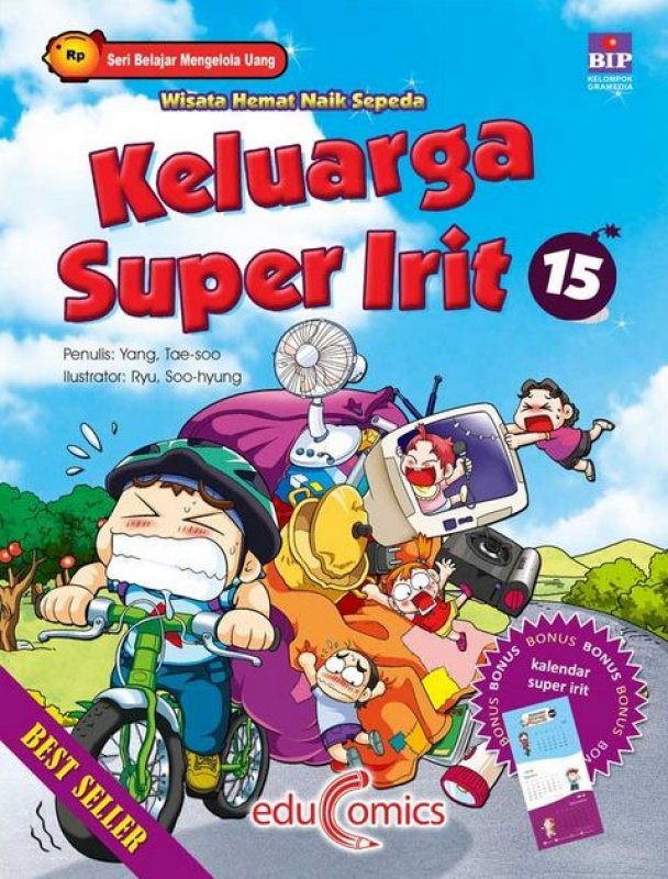 Cover Buku Seri Keluarga Super Irit 15: Wisata Hemat Naik Sepeda