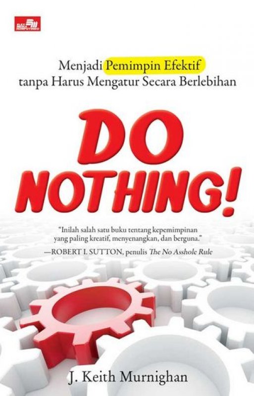 Cover Buku Do Nothing! (Cover Baru)