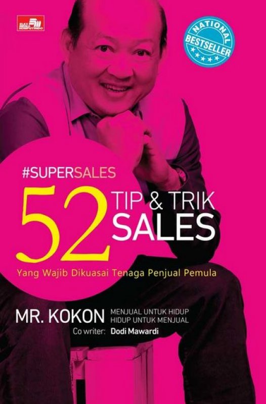 Cover Buku #Supersales - 52 Tip & Trik Sales Yang Wajib Dikuasai Tenaga Penjual Pemula