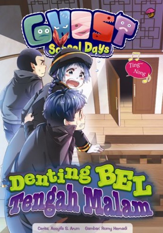 Cover Buku Komik Ghost School Days: Denting Bel Tengah Malam