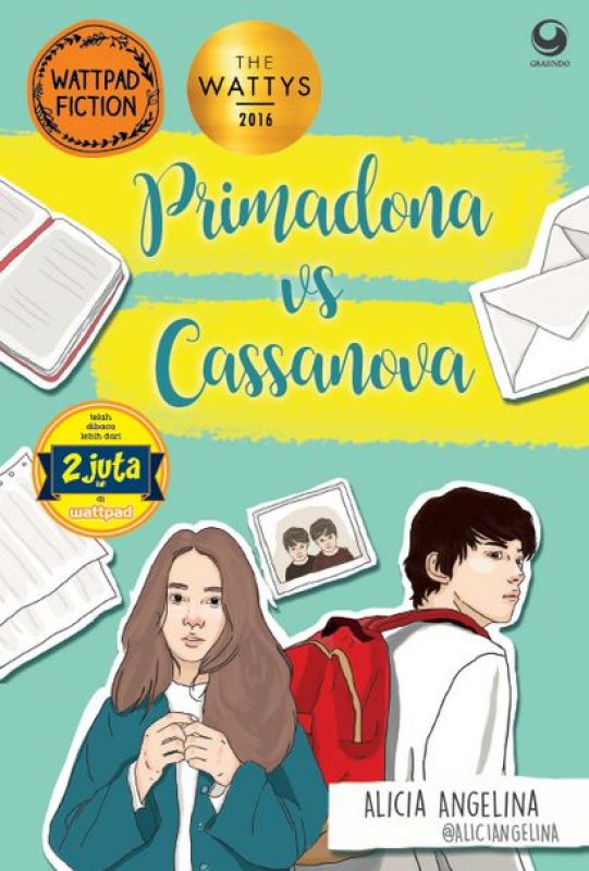 Cover Buku Primadona VS Cassanova