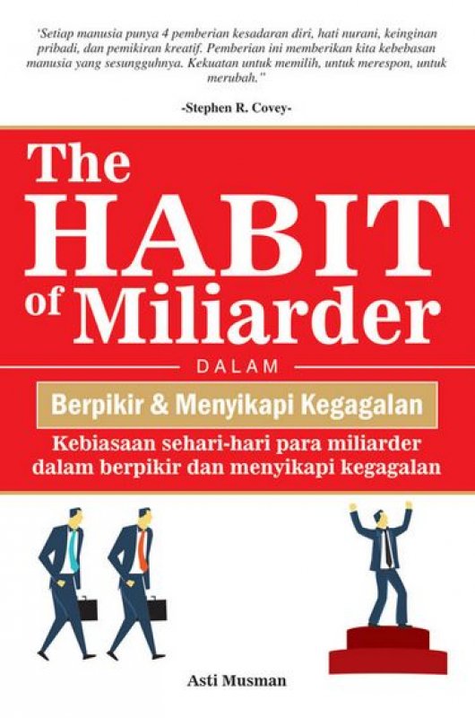 Cover Buku The Habit of Miliarder Dalam Berpikir & Menyikapi Kegagalan