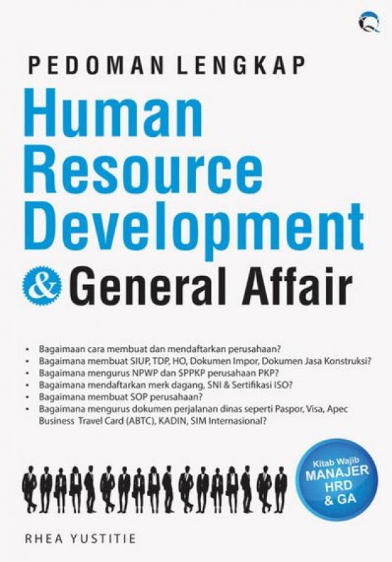 Cover Buku Pedoman Lengkap Human Resource Development & General Affair