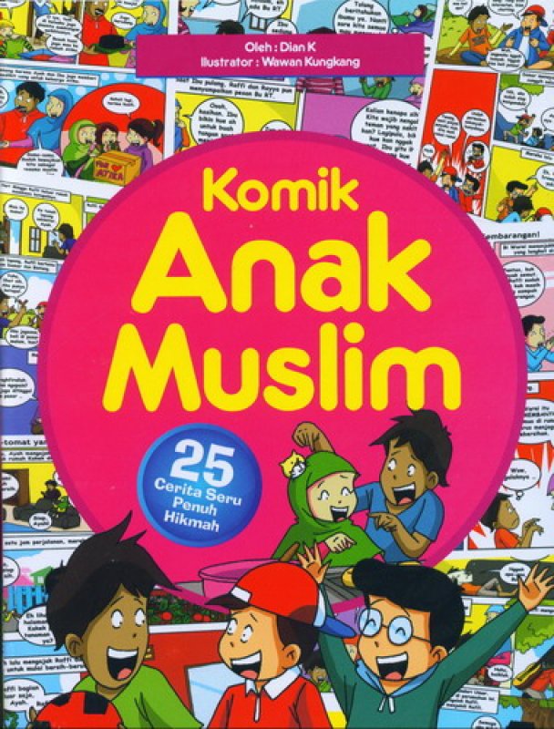 Cover Buku Komik Anak Muslim (Fullcolor)