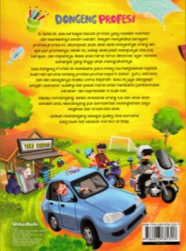 Cover Belakang Buku Dongeng Profesi (Promo Best Book)