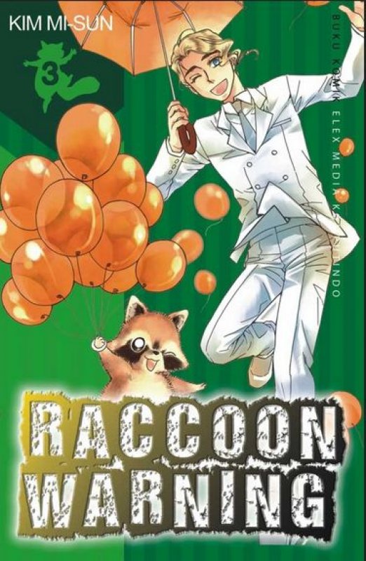 Cover Buku Raccoon Warning 03