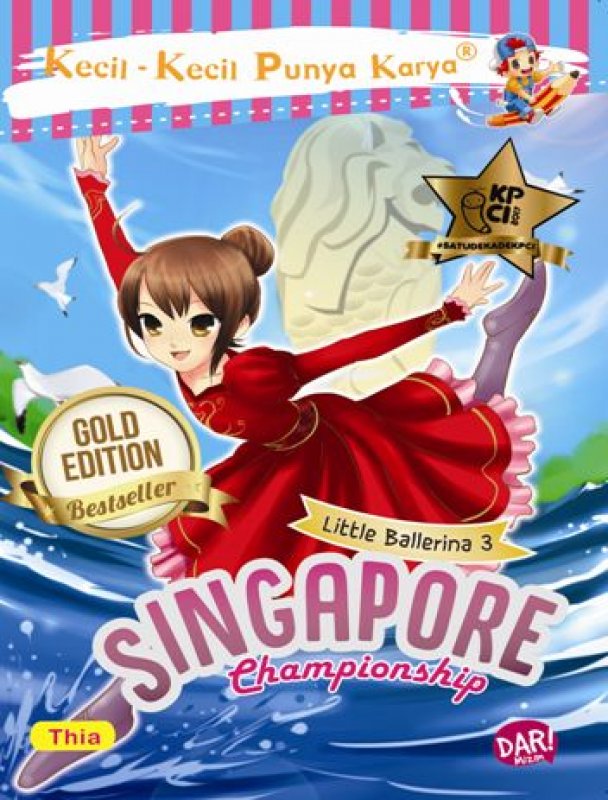  Buku Kkpk  Little Ballerina 3 Singapore Championship new 