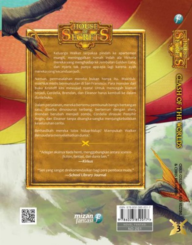 Cover Belakang Buku House Of Secrets 3: Clash Of The World