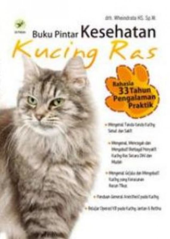 Cover Buku Buku Pintar Kesehatan Kucing Ras