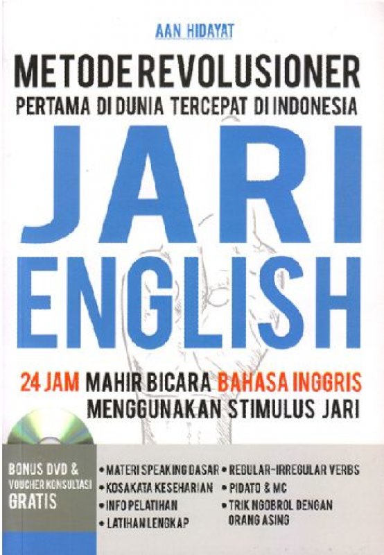 Cover Buku Jari English: Metode Revolusioner Pertama Di Dunia Tercepat Di Indonesia [Bonus DVD]