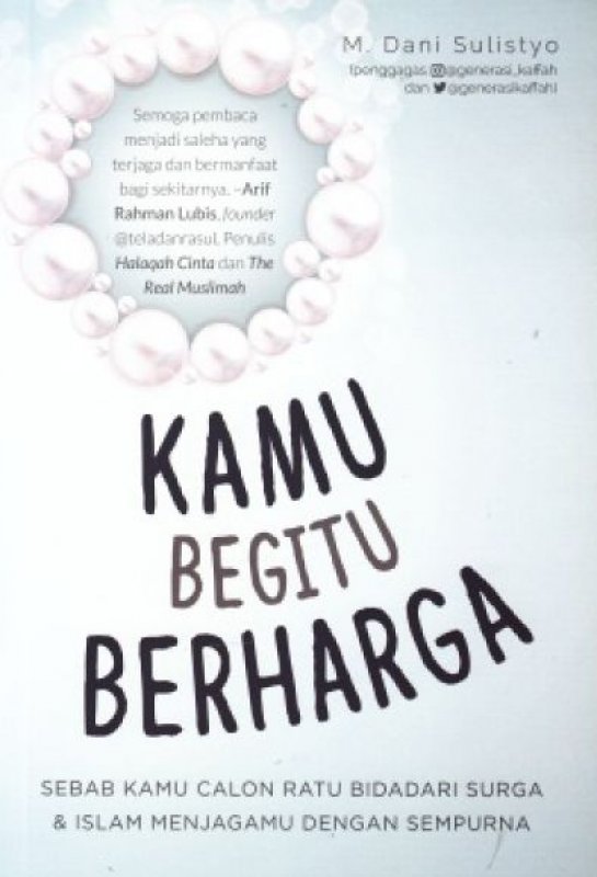 Cover Buku Kamu Begitu Berharga (Promo Best Book)