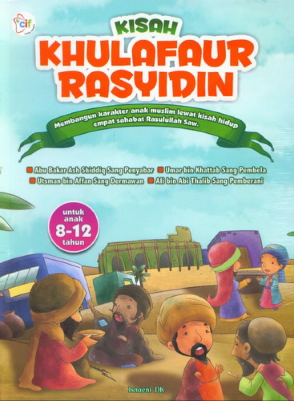 Cover Buku Kisah Khulafaur Rasyidin - untuk anak 8-12 tahun
