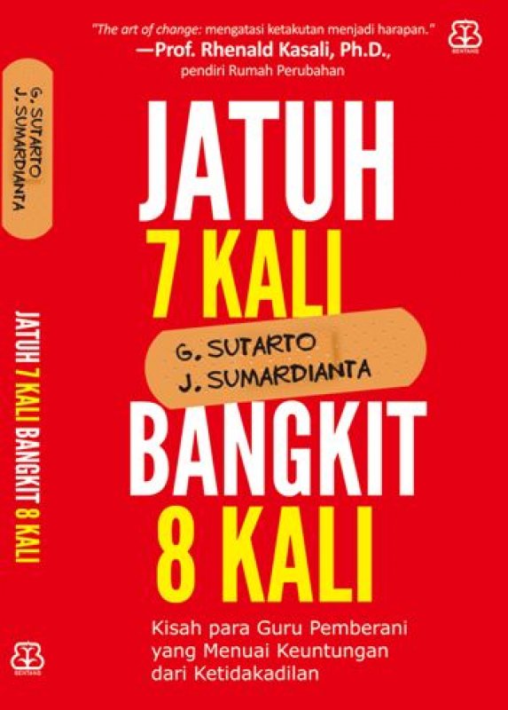 Cover Buku Jatuh 7 Kali Bangkit 8 Kali