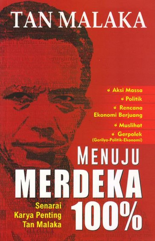 Cover Buku Tan Malaka : Menuju Merdeka 100%