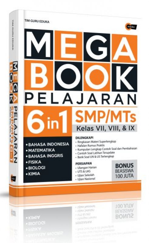 Cover Buku Mega Book Pelajaran Smp/Mts Kelas Vii, Viii, & Ix