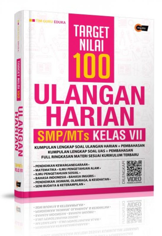 Cover Buku Target Nilai 100 Ulangan Harian Smp/Mts Kelas Vii