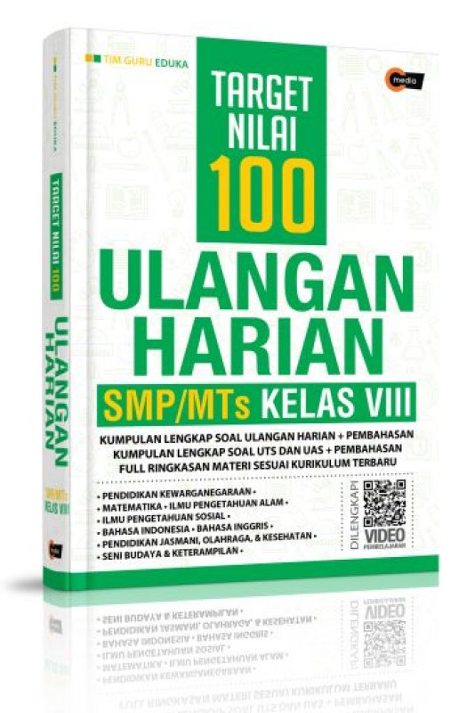 Cover Buku TARGET ULANGAN HARIAN SMP/MTS KELAS VIII