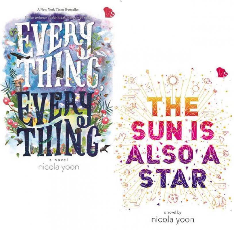 Cover Buku Paket Nicola Yoon [The Sun Is Also A Star+Everything Everything]