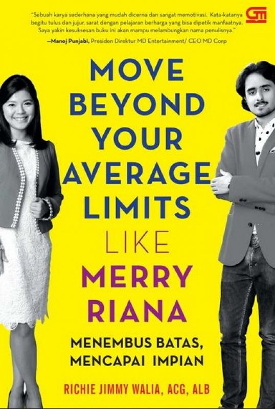 Cover Buku Move Beyond Your Average Limits Like Merry Riana (Cover Baru)