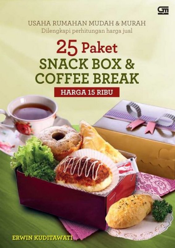 Cover Buku 25 Paket Snack Box & Coffee Break Budget 15 Ribuan