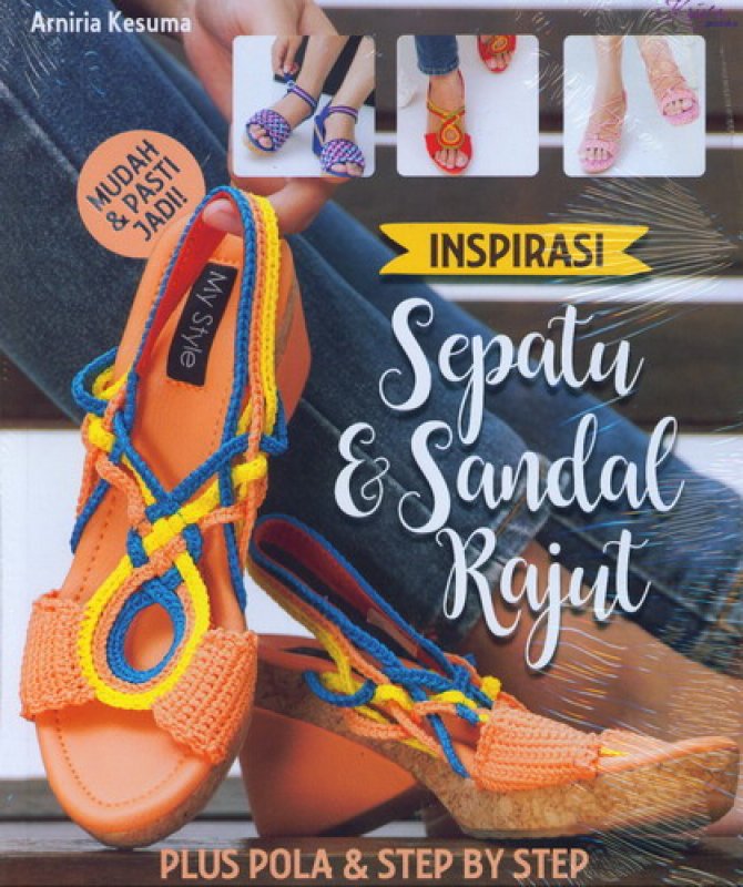 Cover Buku Inspirasi Sepatu & Sandal Rajut