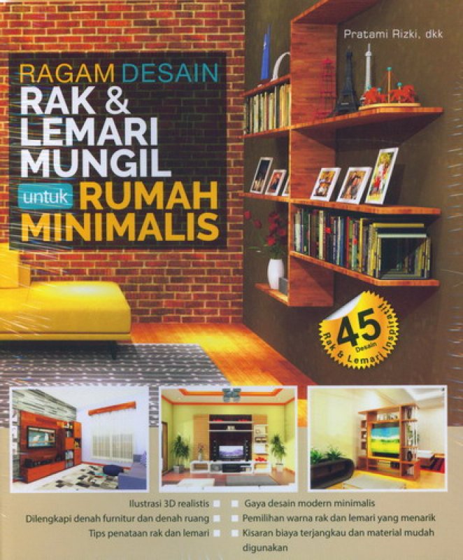 Cover Buku Ragam Desain Rak & Lemari Mungil untuk Rumah Minimalis