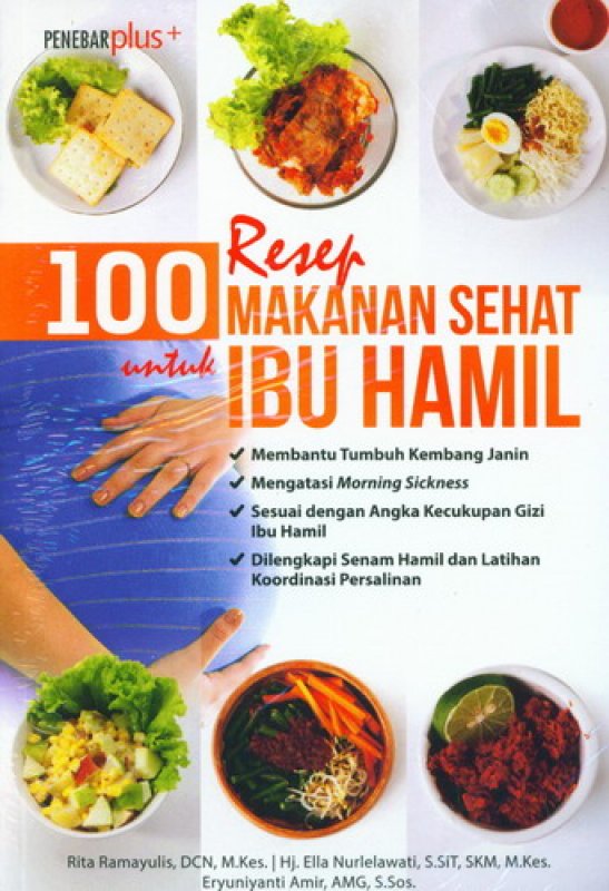 Cover Buku 100 Resep Makanan Sehat untuk Ibu Hamil