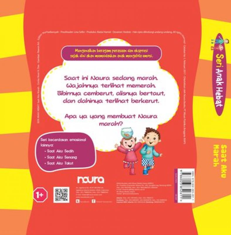 Cover Belakang Buku Seri Anak Hebat: Saat Aku Marah (Board Book)