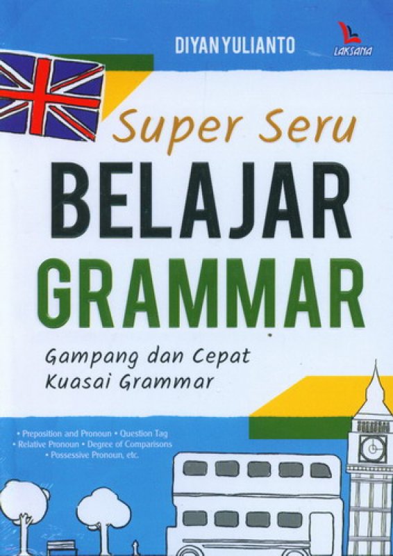 Cover Buku Super Seru Belajar Grammar