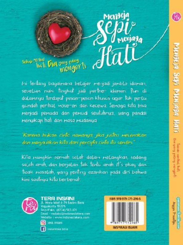 Cover Belakang Buku Mengeja Sepi Menjaga Hati (Promo Best Book)