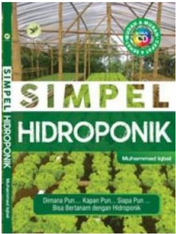 Cover Buku Simpel Hidroponik + CD