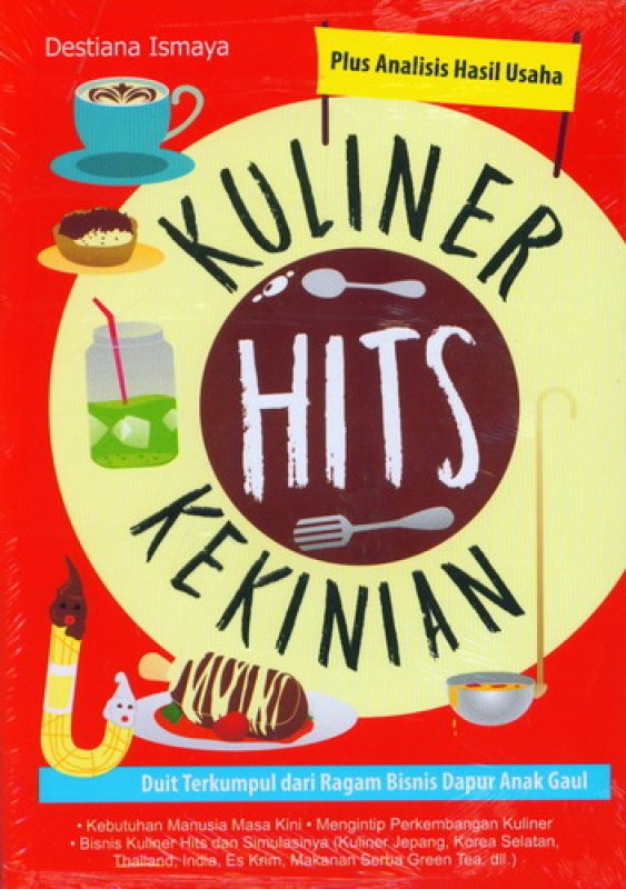 Cover Buku Kuliner Hits Kekinian (Plus Analisis Hasil Usaha)
